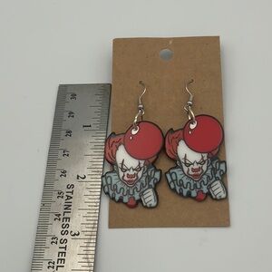 Horror Clown Earrings IT